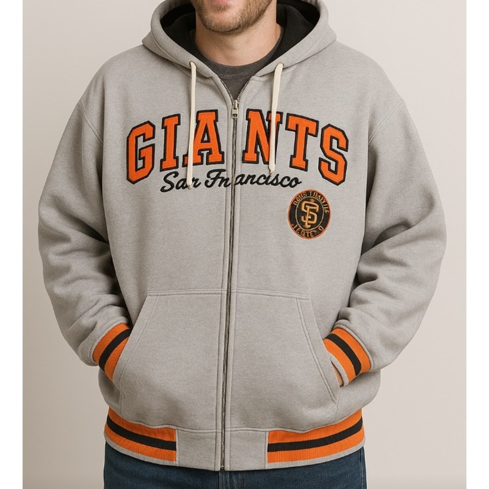 G-III San Francisco Giants Full Zip Hoodie XL Men's Retro Varsity MLB Sweatshirt